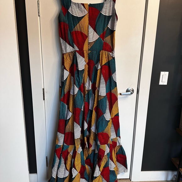 Sika x Anthropologie Geometric Chioma Rasta Bohemian Maxi Dress - Picture 4 of 6